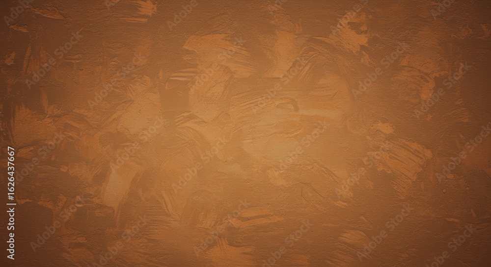 Naklejka premium Clay walls with natural tones and subtle brush strokes that fade toward the outside.