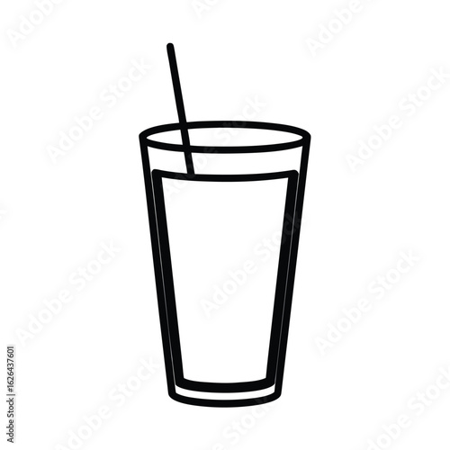 glass of juice vector