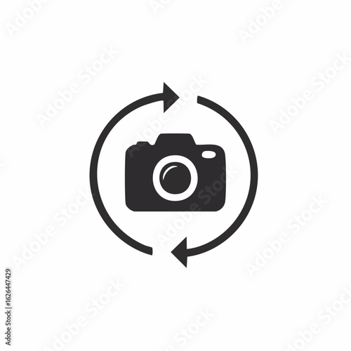 Camera Rotate Switch Icon Mobile Phone Application Interface UI UX Design Element