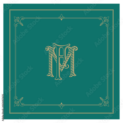 FM, MF, logo FM, Letter FM,  Monogram FM,Wedding Monogram, Wedding Logo, Logo Design , Monogram Vintage