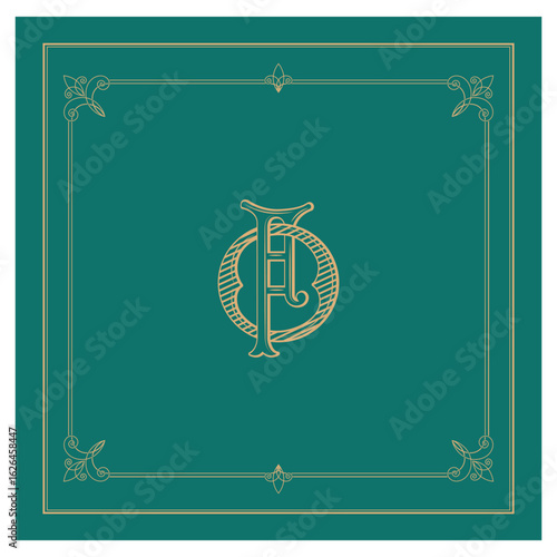 FO, OF, logo FO, Letter FO,  Monogram FO,Wedding Monogram, Wedding Logo, Logo Design , Monogram Vintage