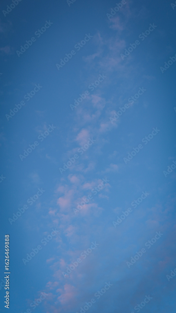 Obraz premium simple background, sky, clouds, sunset