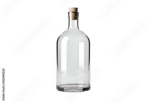 Wallpaper Mural Empty glass bottle with cork stopper. Torontodigital.ca