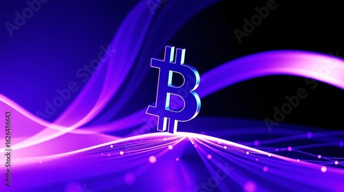 Bitcoin web3 concept background