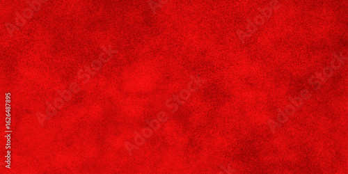 Red background with grunge texture. Modern design with red paper. Red wall texture. Rough distressed gritty grunge.