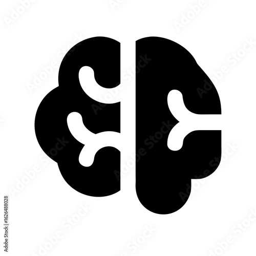 Brain Outline Icon Set