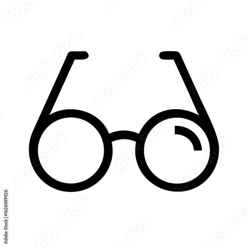 Glasses Eyewear and Vision Line Icons Set 2