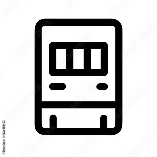Vending Machine Snack and Beverage Line Icons Set 2