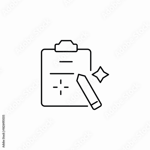 office tidy icon sign vector