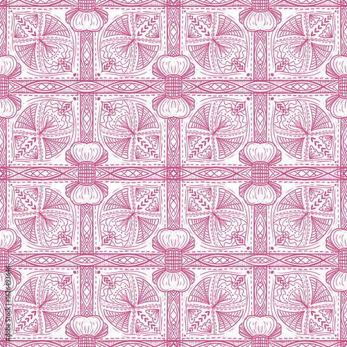 Wallpaper Mural Ribbon seamless pattern  Torontodigital.ca