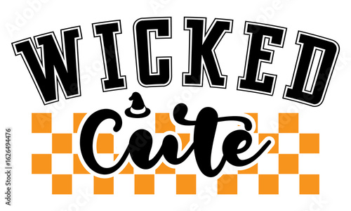 wicked cute halloween svg design