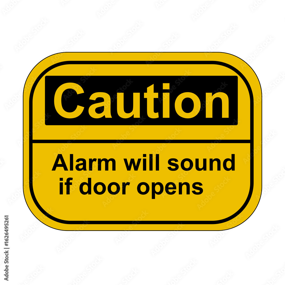 Obraz premium Warning sign