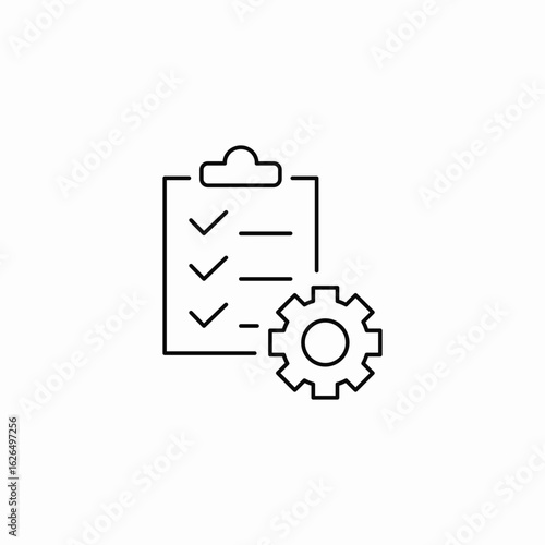 list fill flexibility icon sign vector
