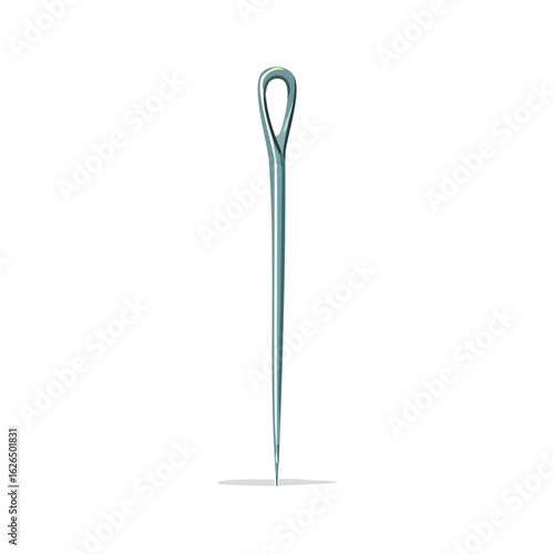 Simple Metallic Cotton Swab Illustration Cleanliness Hygiene Aid Tool for Disinfection