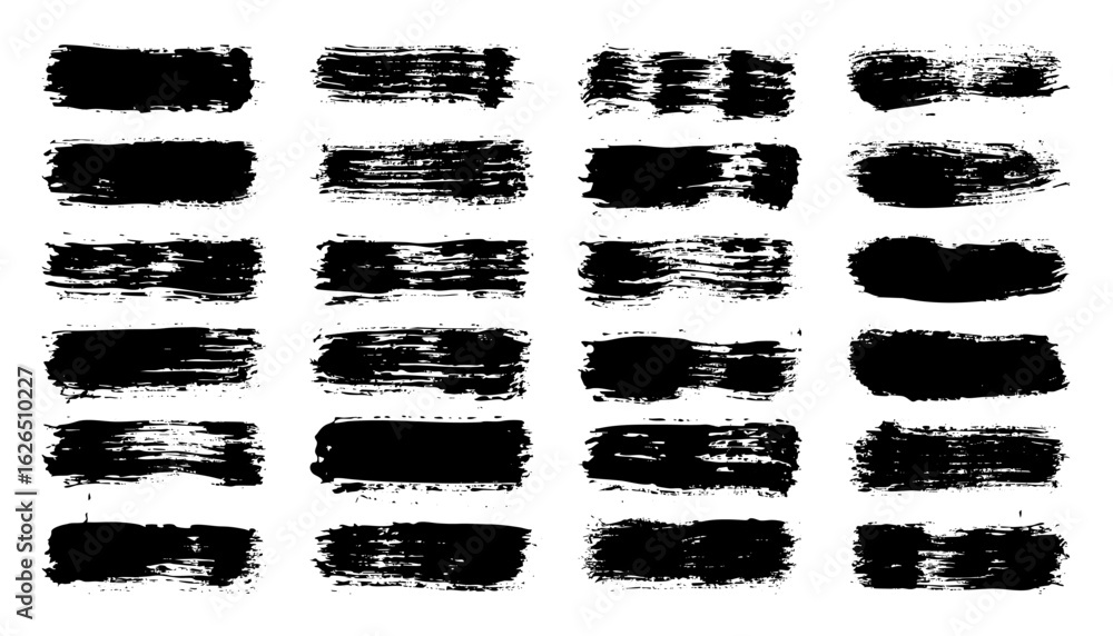 Grunge brush strokes, lines, ink smudges, hand-drawn scribble shapes. Handmade sketchy marks, acrylic stains, charcoal streaks. Paint textures, dry brush effect. Marker underline. Vector illustration Grunge brush strokes, lines, ink smudges, hand-drawn scribble shapes. Handmade sketchy marks, acrylic stains, charcoal streaks. Paint textures, dry brush effect. Marker underline. Vector illustration