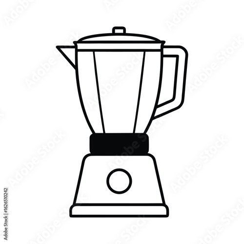 Blender appliance icon on clean white background