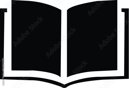 book icon set opend book  library education ,novel ,paper ,scripture simple linear and flat style -stock vector