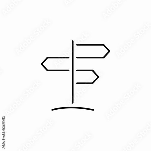 directions local icon sign vector