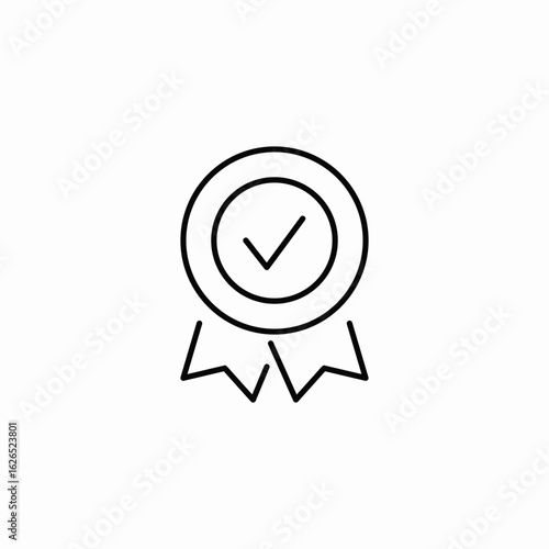 quality certificate icon sign vector
