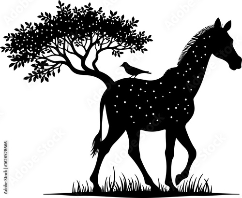 Nature Within: Wildlife Silhouette Art"