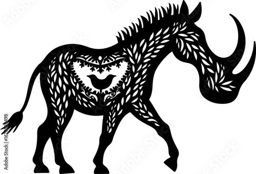 Nature Within: Wildlife Silhouette Art"