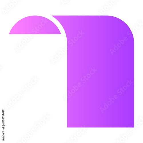 Ribbon gradient icon