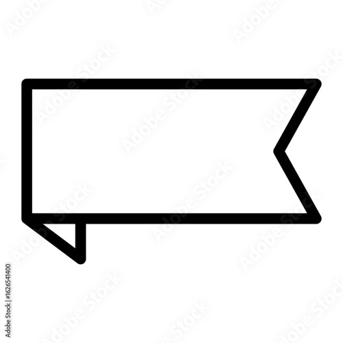Ribbons line icon