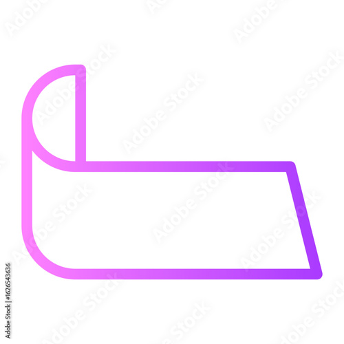 Ribbon gradient icon