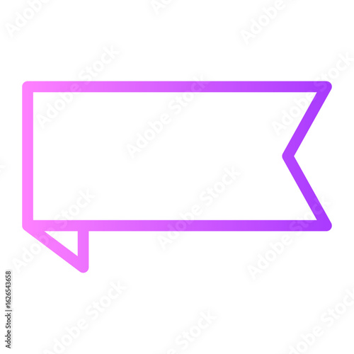 Ribbons gradient icon
