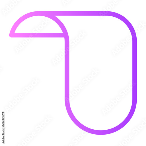 Sticker gradient icon