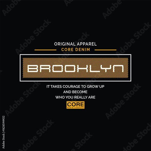 brooklyn denim streetwear t-shirt and apparel

