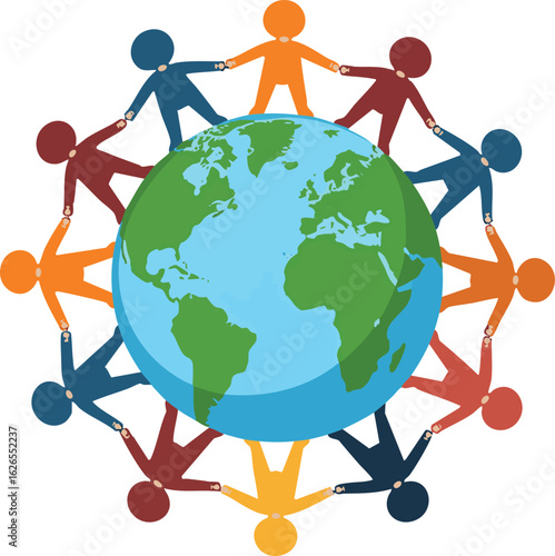 Friendship and teamwork unite people around the globe