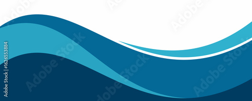 abstract blue wave background