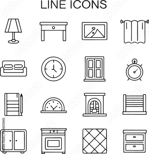 Versatile vector graphic design with a broad spectrum of colors and classic typography elements