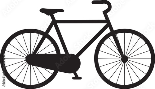 bicycle icon isolated on transparent background silhouette line art illustration design stock photos royalty free image premium quality