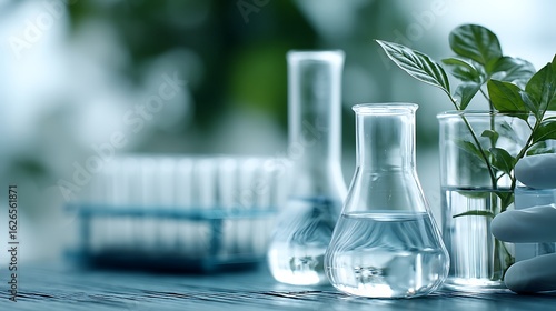 Soil testing experiment in agricultural science lab indoor environment chemical analysis scientific study