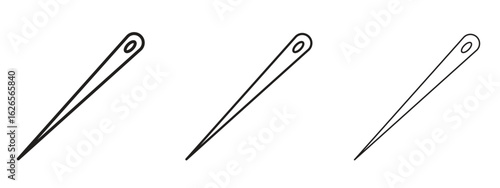 Needle icon linear style sign for mobile concept and web design.