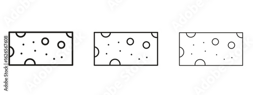 Halva icon linear style sign for mobile concept and web design.