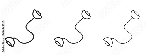 Exercise bands icon linear style sign for mobile concept and web design.