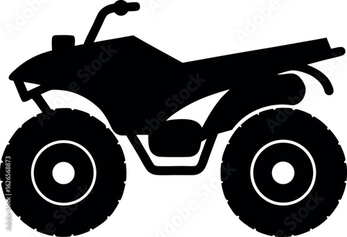 Four Wheeler Quad Bike Vector Icon
