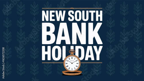 New South Wales Bank Holiday Pocket Watch Time Off Celebration