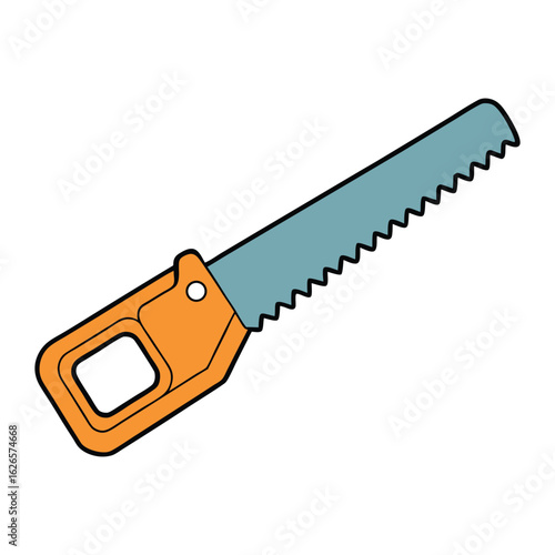 A handsaw is a manual cutting tool with a sharp, toothed blade, ideal for slicing through wood or plastic with precision. Perfect for DIY, carpentry, and home repairs.
