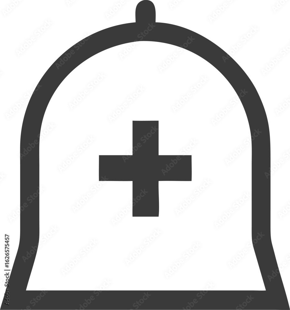 Obraz premium Bell icon with plus sign notification alert