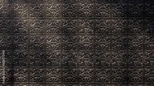black wall panel seamless pattern