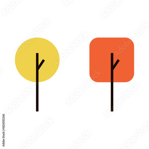 Tree vector illustration. 