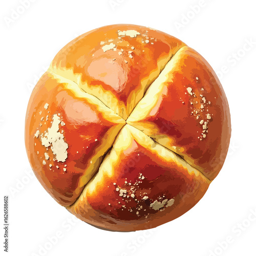 easter egg on white background