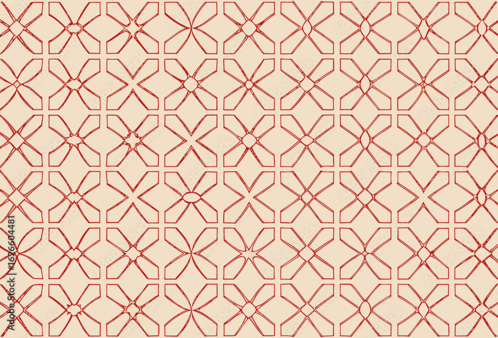 Fototapeta premium abstract geometric pattern background. Vector seamless pattern .ornamental style. Seamless design.