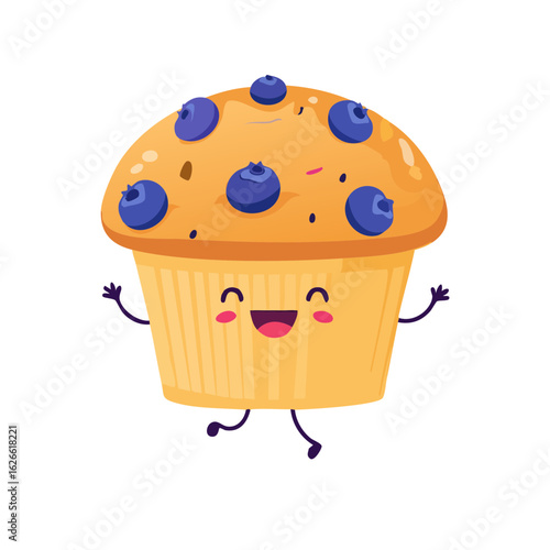 Happy Dancing Blueberry Muf...