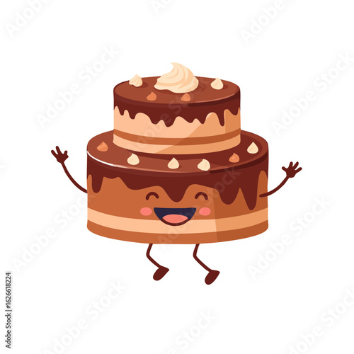Happy Dancing Chocolate Cak...