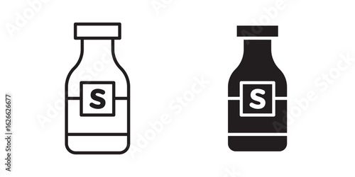 Solvent icon, outline style icon for web site or mobile app, vector graphics